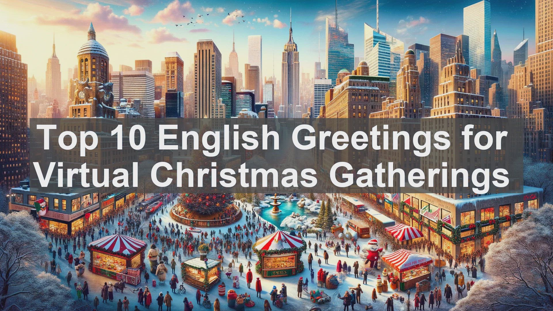 'Video thumbnail for Top 10 English Greetings for Virtual Christmas Gatherings'