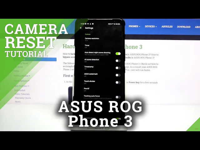 Video thumbnail for How to Reset Camera Settings in ASUS ROG Phone 3 – Remove Camera Customizations
