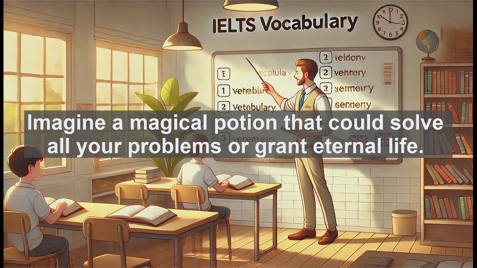 'Video thumbnail for 2000 Must Know IELTS 9.0 Vocabulary - Elixir: A Powerful Word for Your IELTS Vocabulary'