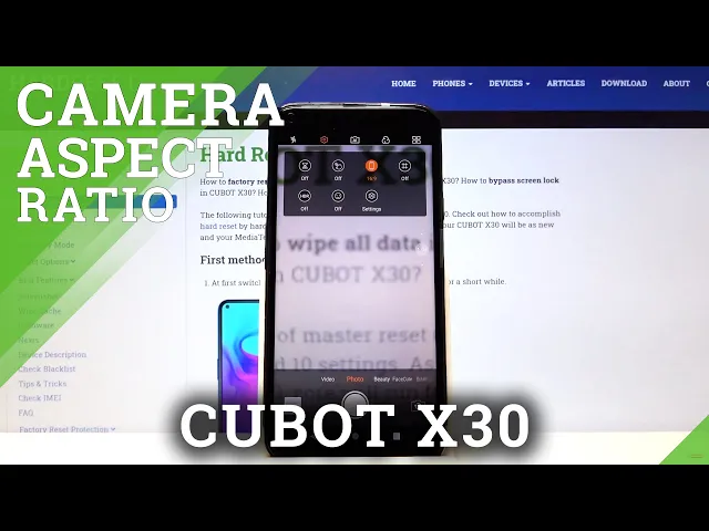 Video thumbnail for How to Change Aspect Ratio in CUBOT X30 – Change Camera Shape