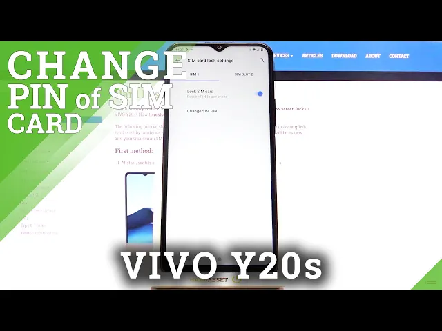 Video thumbnail for How to Set Change PIN to SIM Card on VIVO Y20s – Set Up SIM Lock