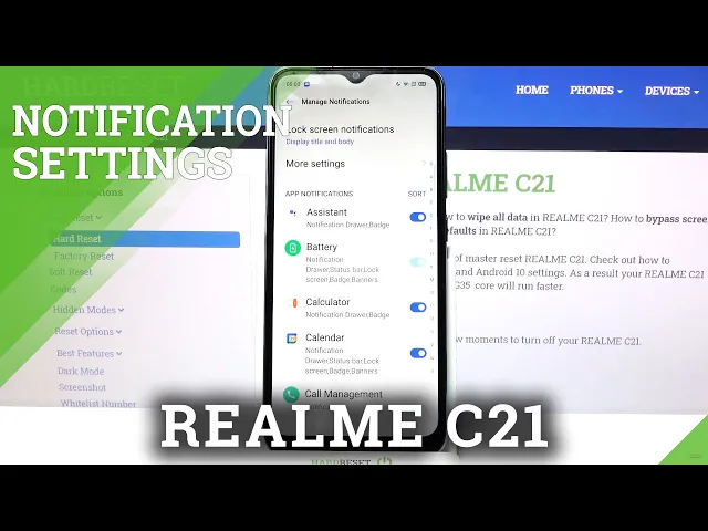 Video thumbnail for REALME C21 and Notifications - How to Turn On & Deactivate Messages