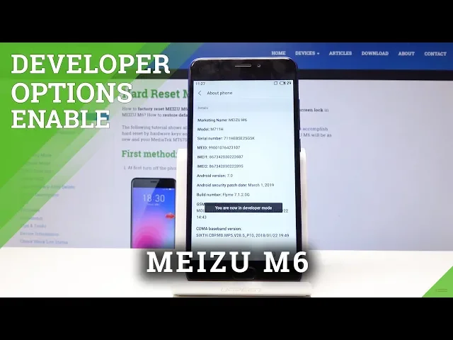 Video thumbnail for How to Enable Developer Options in MEIZU M6 - Unlock Developer Options