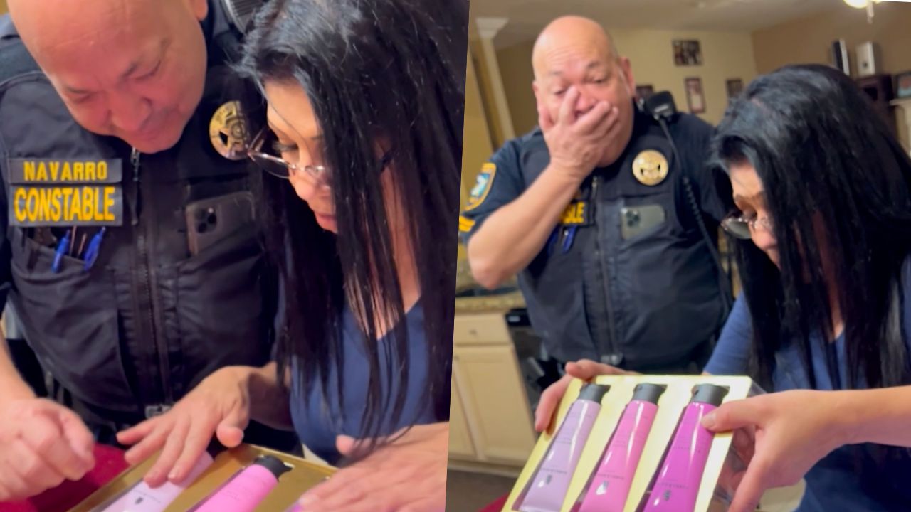 Video thumbnail for Grandparents-To-Be Surprised With Couple's Rainbow Baby Announcement