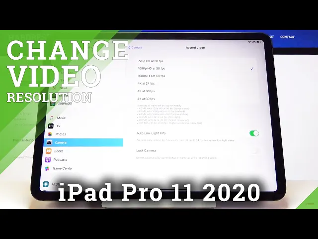 Video thumbnail for How to Change Video Quality in iPad Pro 11 2020 – Video Resolution