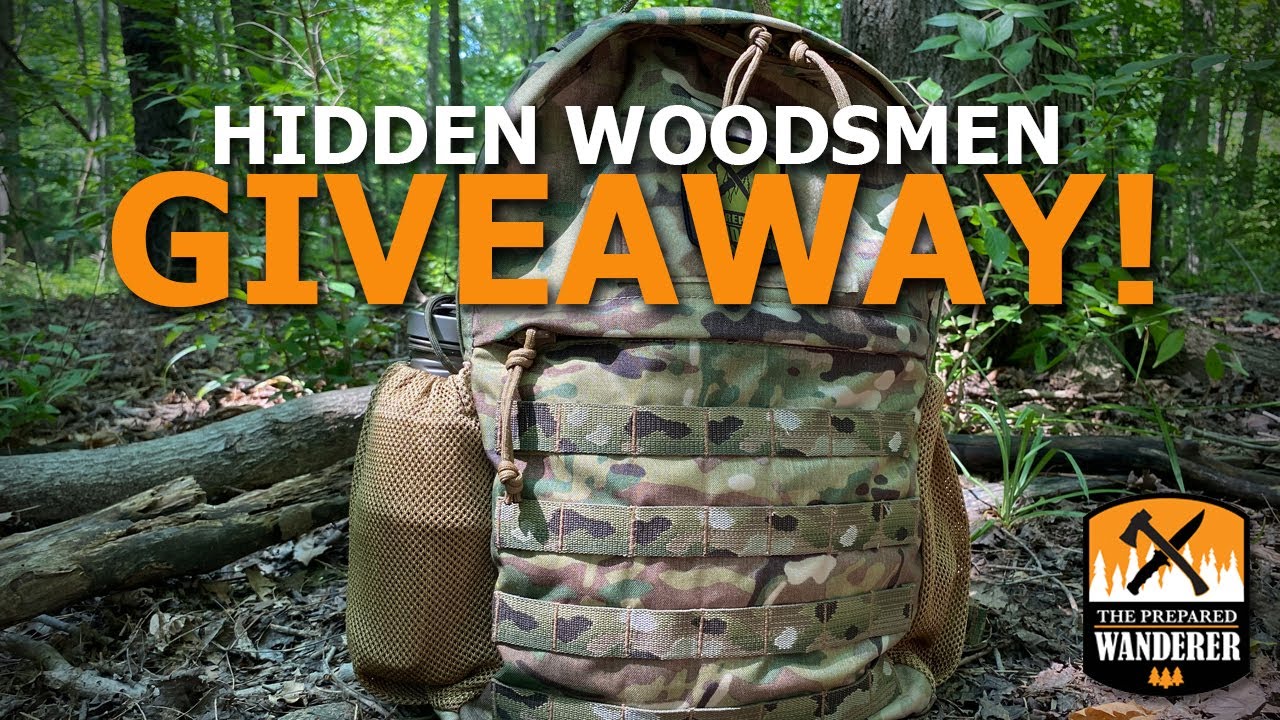 Video thumbnail for Hidden Woodsmen Giveaway! Dayruck EDC Backpack