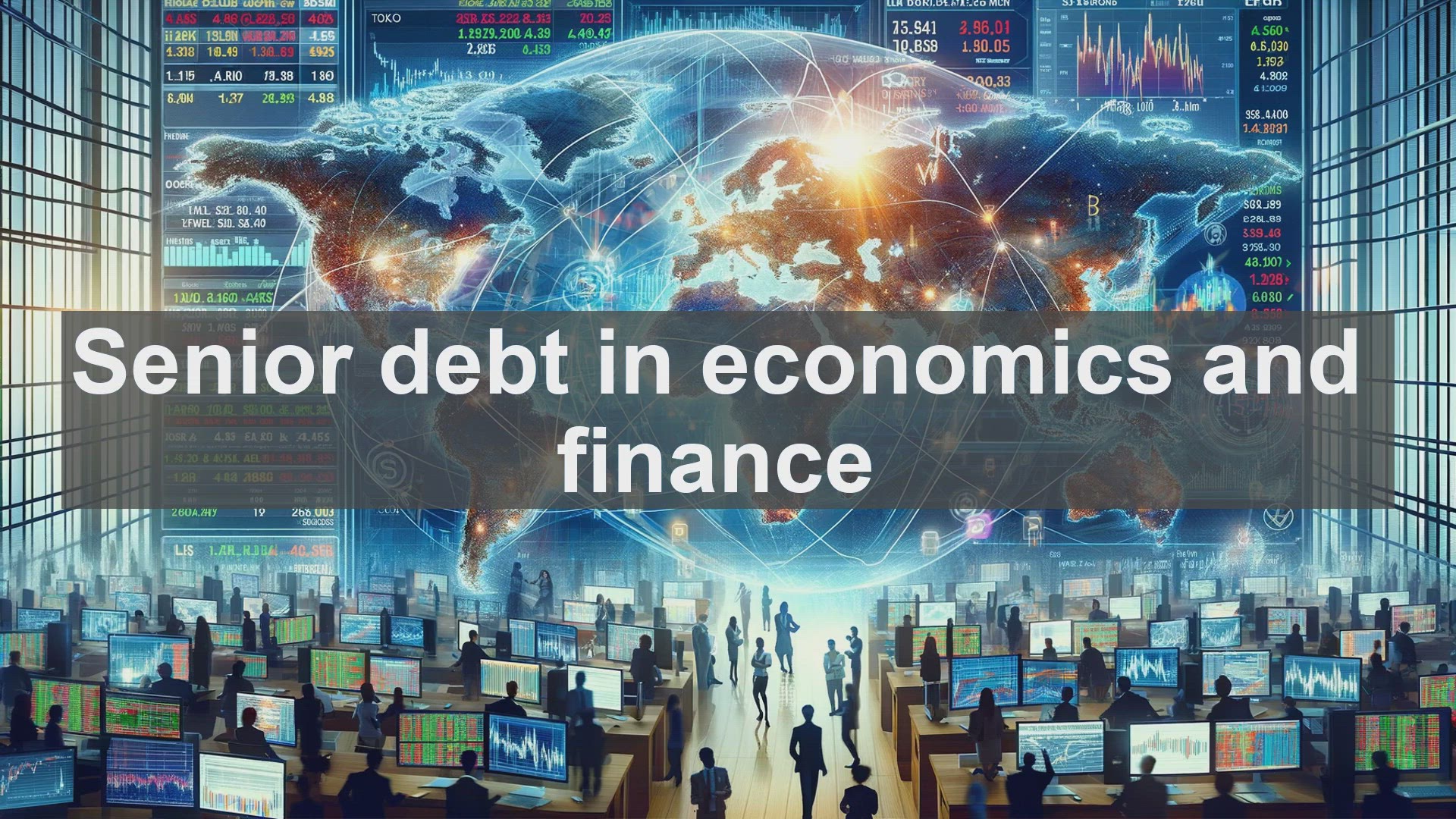 'Video thumbnail for Senior debt in economics and finance'