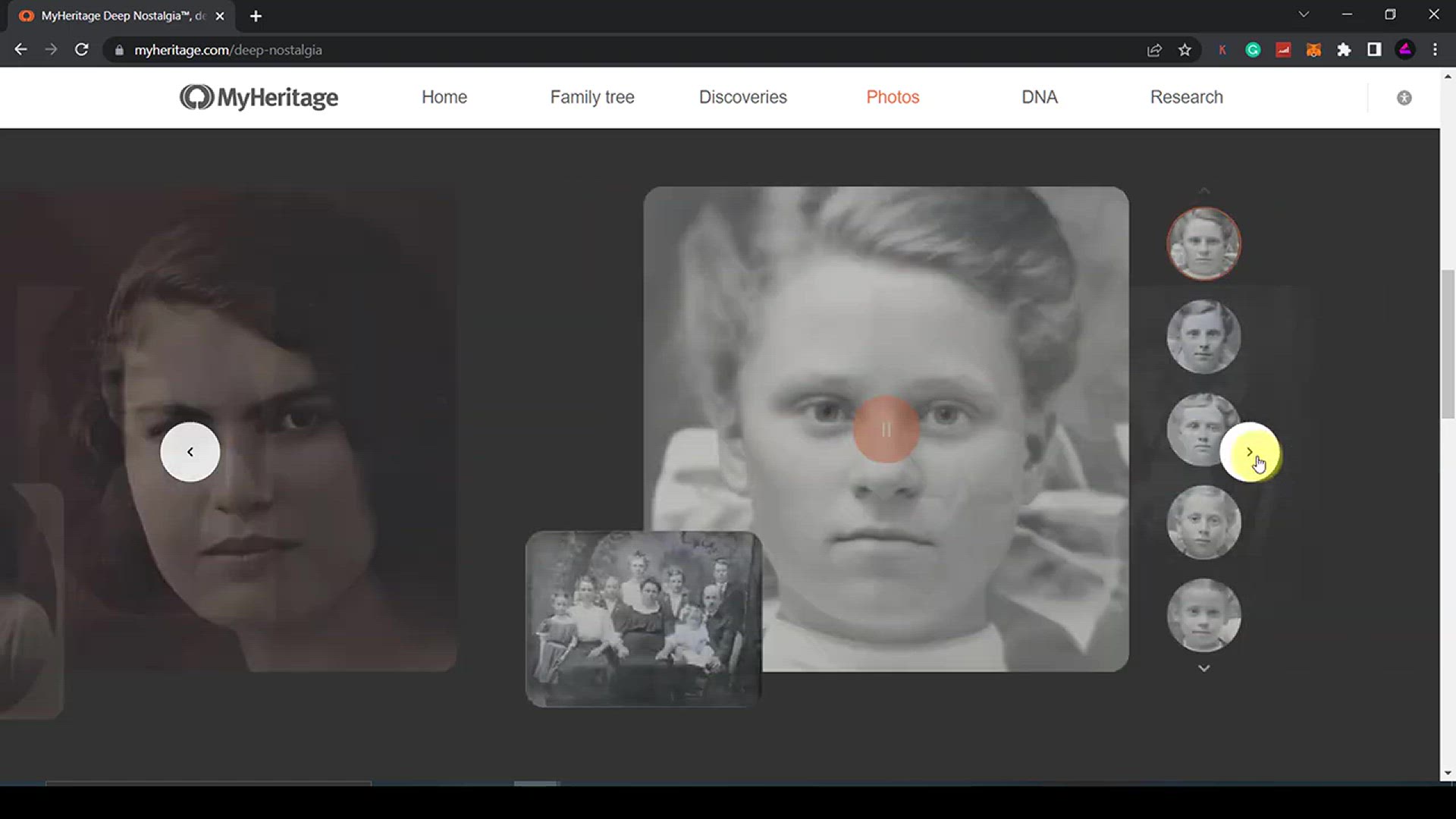 'Video thumbnail for Bring Photos To Life Online - MAKE MOVING PHOTOS Online (How To Animate Photos, Make Moving Images)'