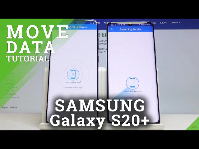 Video thumbnail for How to Move Data from SAMSUNG Galaxy S20+ to Android Device