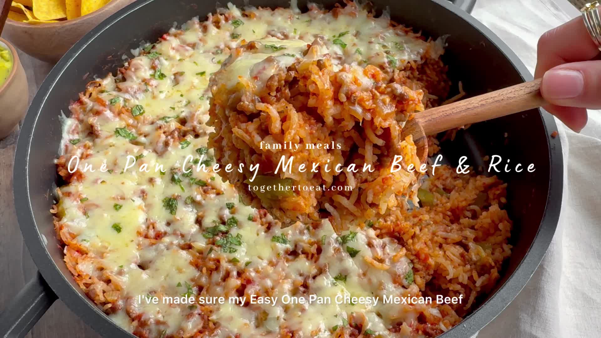 One Pot Mexican Beef & Rice