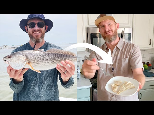 Video thumbnail for Redfish Catch Clean and Cook
