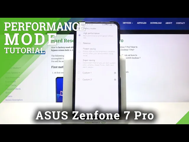 Video thumbnail for How to Turn On/Off High-Performance Mode on ASUS Zenfone 7 Pro – Battery Settings