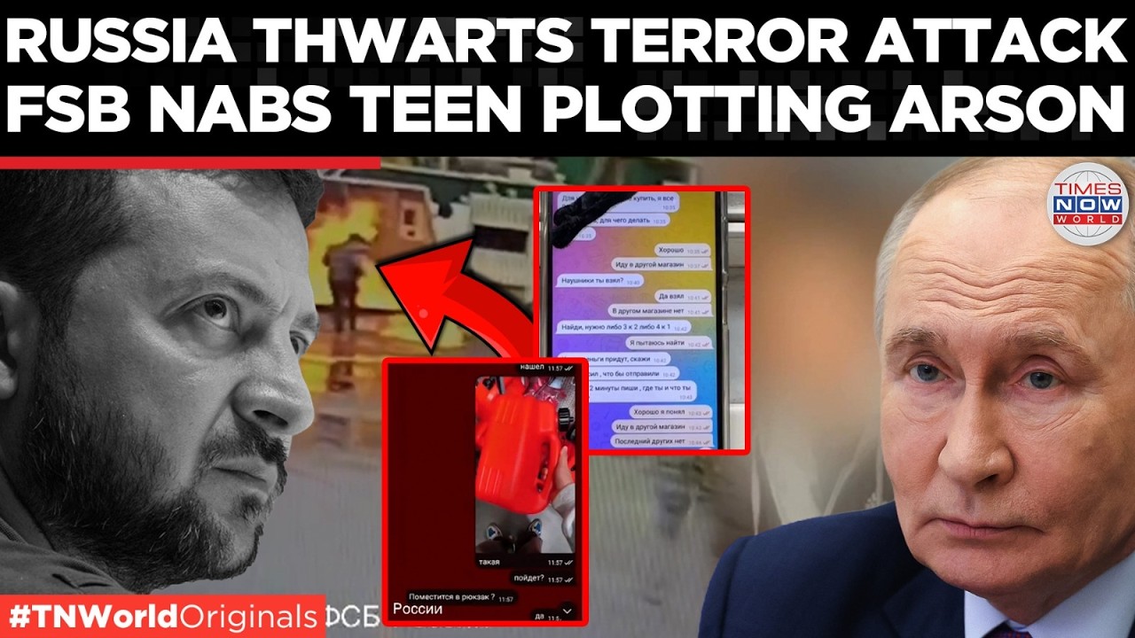 Video thumbnail for RUSSIA FOILS TERROR: FSB Nabs Teens Recruited Through Dating Chatbot For Arson Attacks!