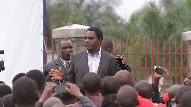 Video thumbnail for Zambia's Hichilema counting on economic record to secure second term