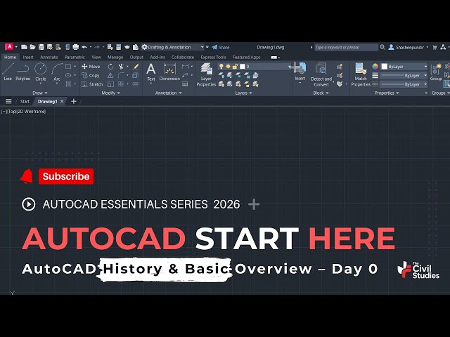 Video thumbnail for Why AutoCAD Exists | History & Foundations (Day 0)