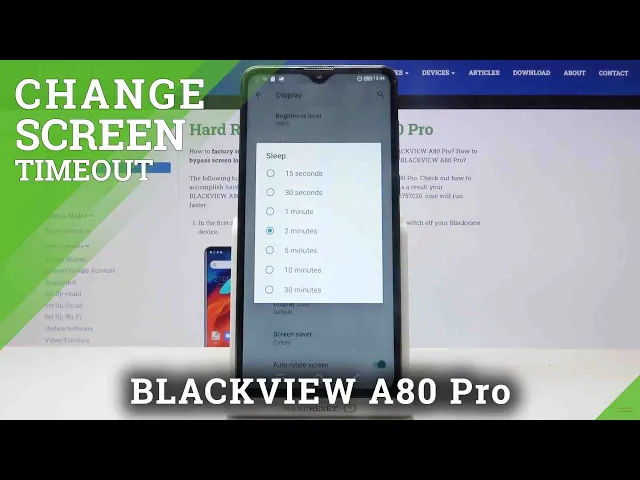 Video thumbnail for How to Customize Screen Time on BLACKVIEW A80 Pro – Screen Blackout Time