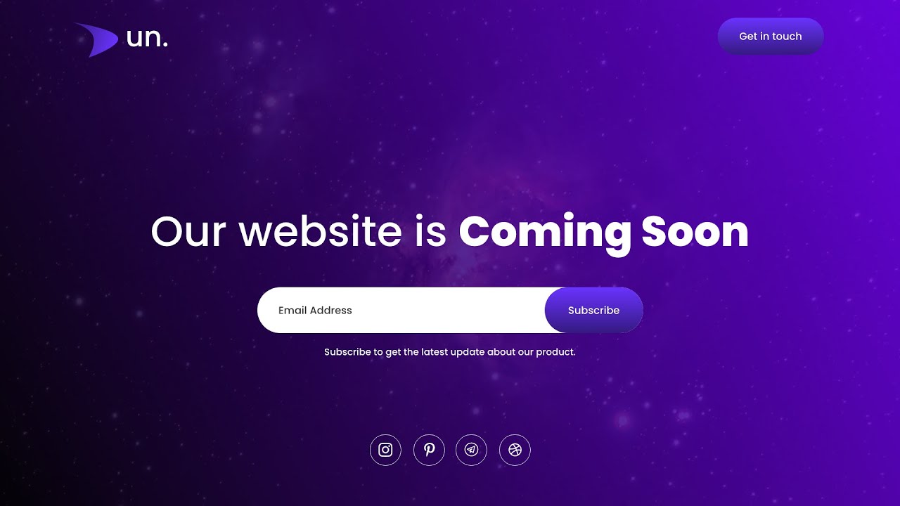 'Video thumbnail for How To Create Website Coming Soon Page Using HTML and CSS'