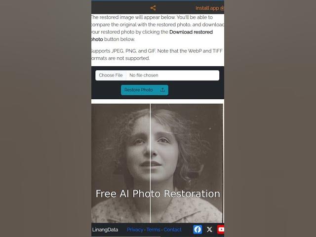 Video thumbnail for Free AI Powered Photo Restoration  #photorestoration  #AIEnhancement #GenerativeAI #LinangData
