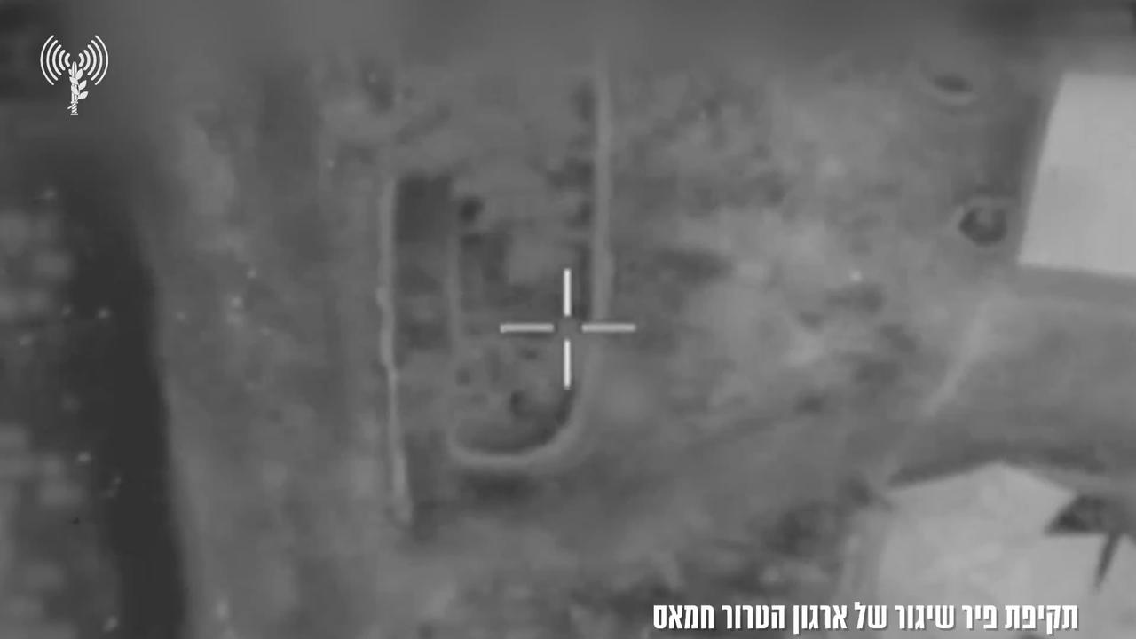Video thumbnail for IDF Says Hamas Weapons Depot and Rocket Launch Shaft Destroyed in Northern Gaza.