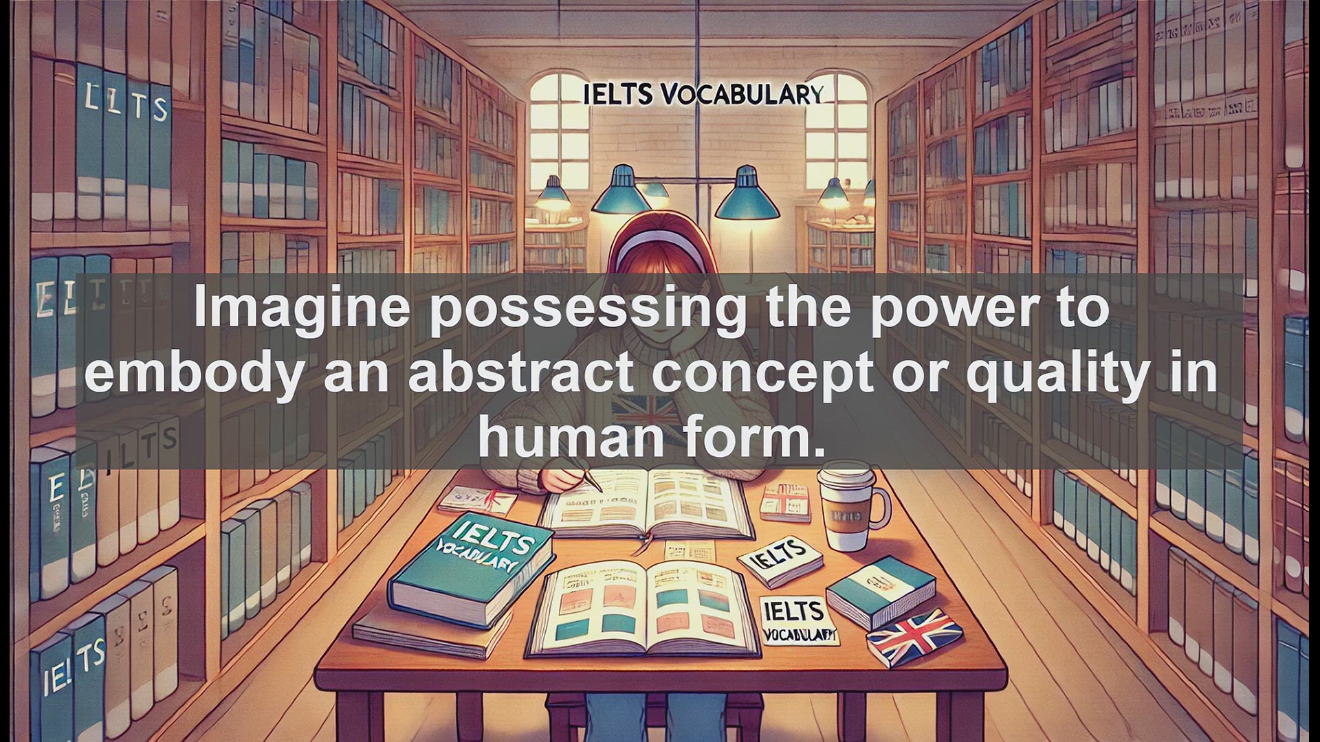 'Video thumbnail for 2000 Must Know IELTS 9.0 Vocabulary - Mastering 'Incarnate': A Powerful Word for IELTS Success'