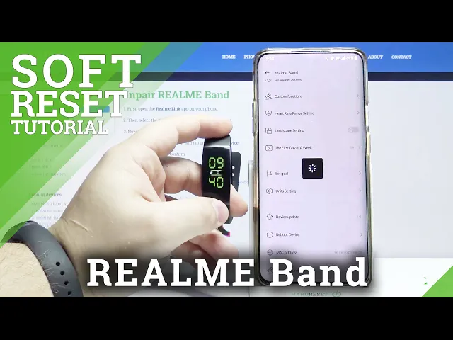 Video thumbnail for Soft Reset REALME Band – Force Restart