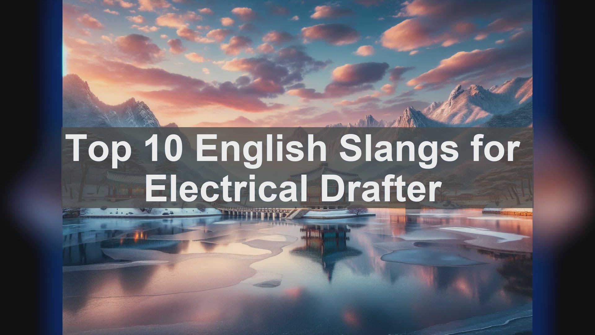 'Video thumbnail for Top 10 English Slangs for Electrical Drafter'