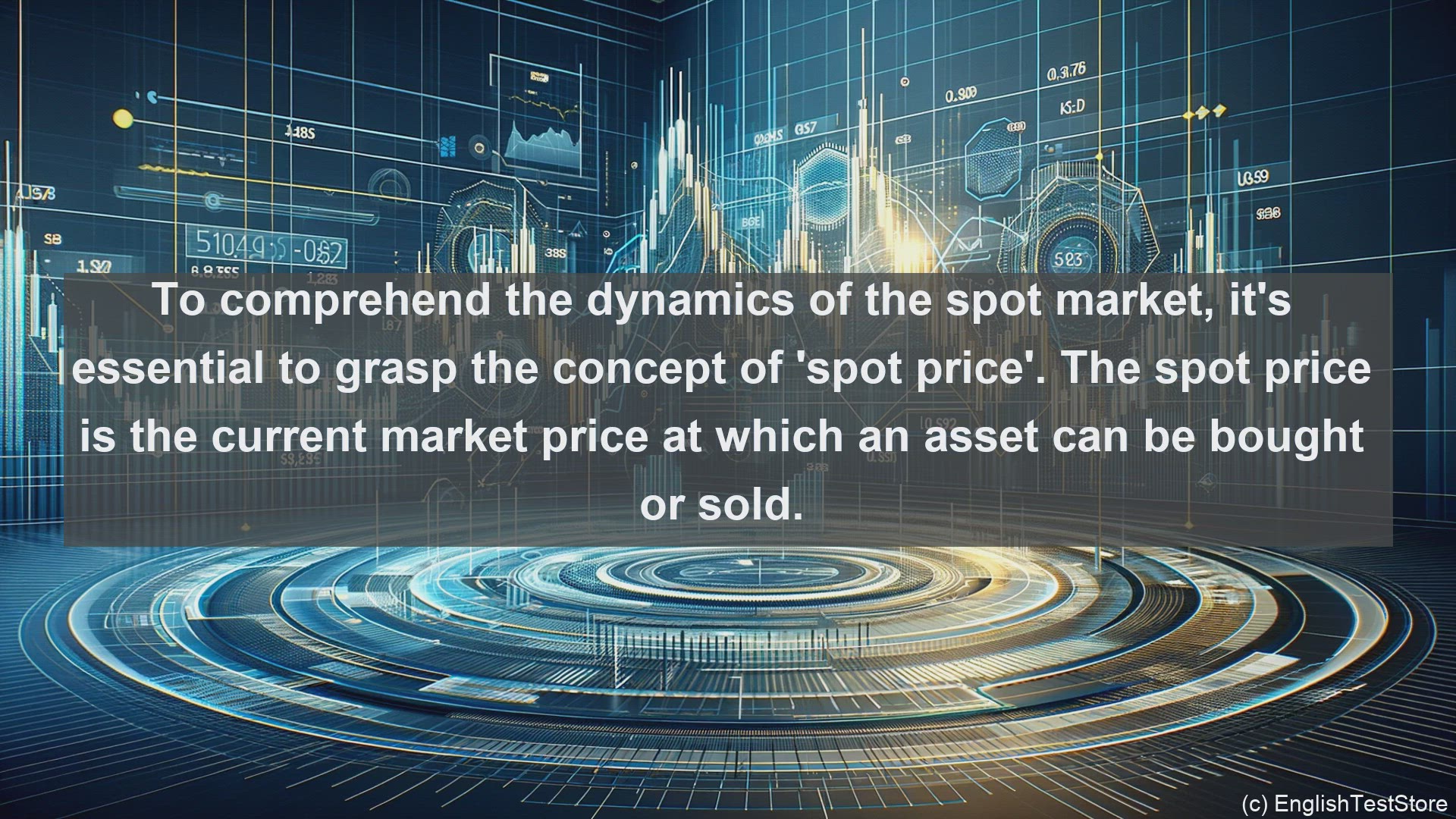 'Video thumbnail for Spot market in economics and finance'