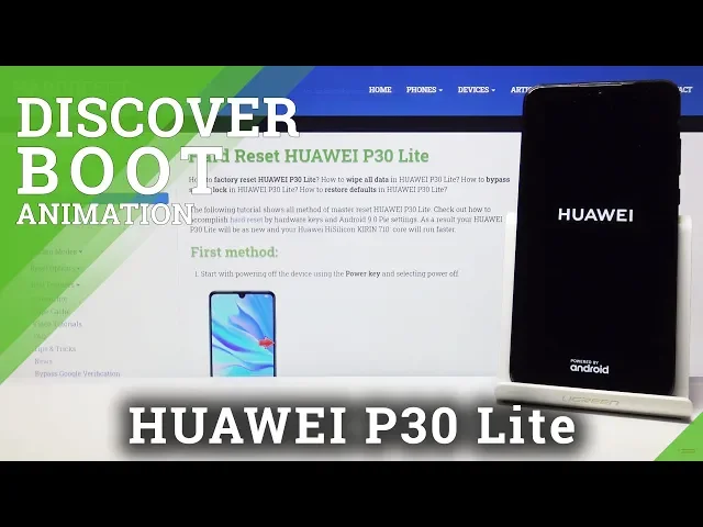 Video thumbnail for How Boot Animation Looks in HUAWEI P30 Lite – Loading Animation