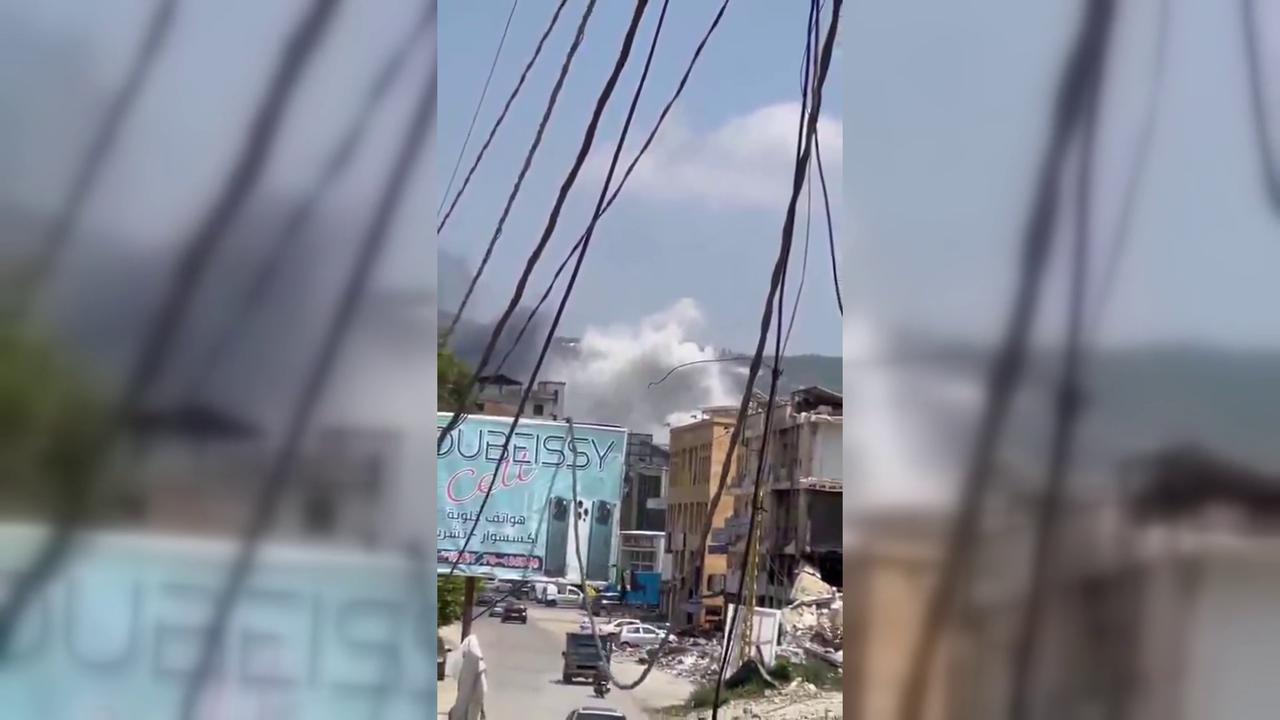 Video thumbnail for Lebanon: Israeli Strike Injures Lebanese Civilians.
