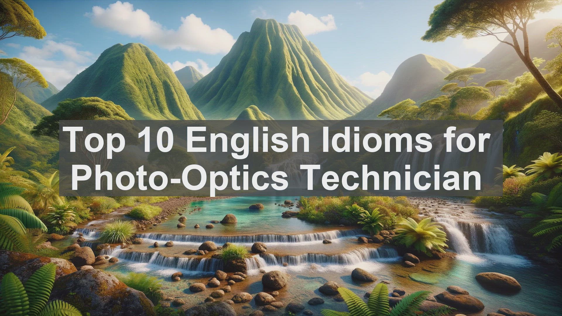 'Video thumbnail for Top 10 English Idioms for PhotoOptics Technician'