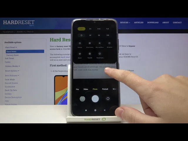 Video thumbnail for How to Adjust Aspect Ratio in POCO C3 - Change Aspect Ratio / Camera Settings