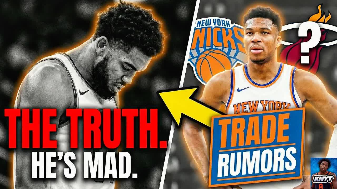 Video thumbnail for knyt: giannis trade update! knicks, kat, and mikal bridges latest