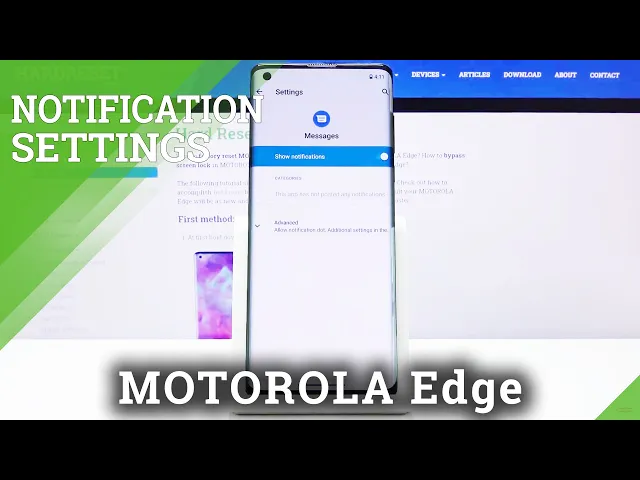 Video thumbnail for How to Manager Message Notifications in Motorola Edge – Notification Settings