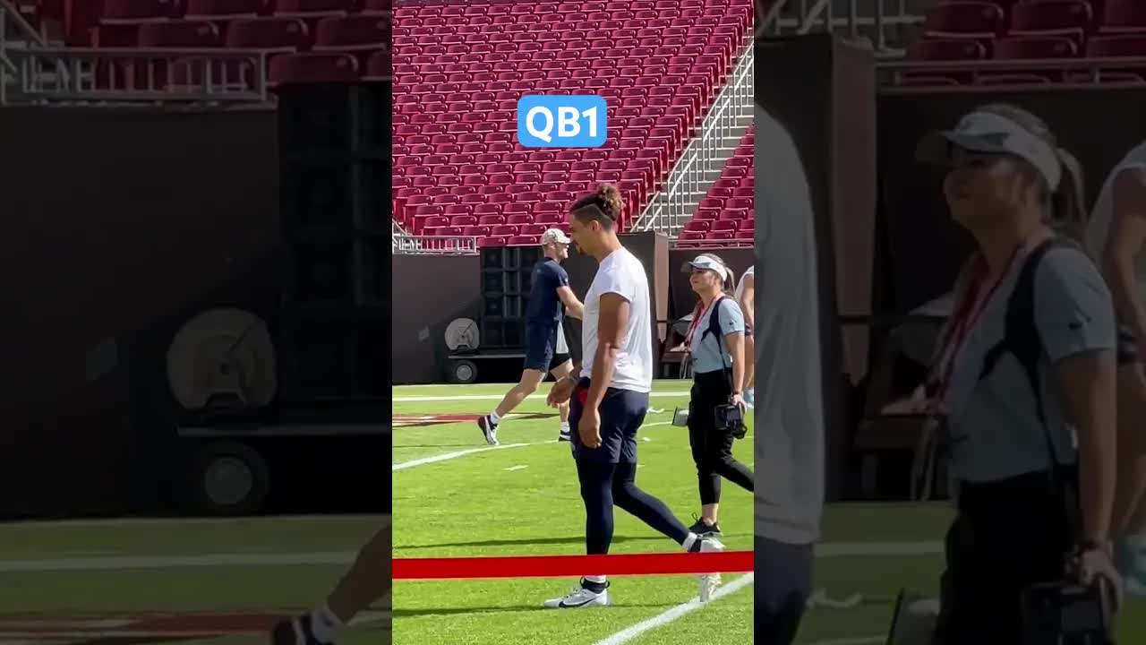 Video thumbnail for QB 1 warming up #titans #titanup #tennesseetitans #willlevis #ryantannehill #gameday #titansvsbucs