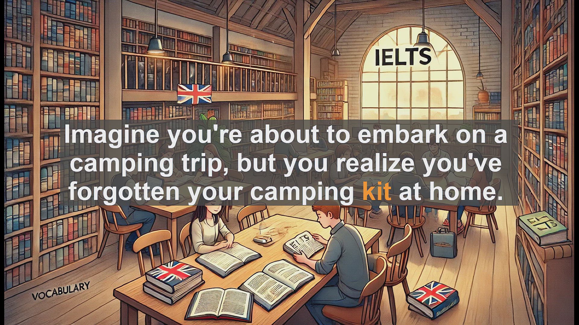 'Video thumbnail for 2500 Must Know IELTS 6.5 Vocabulary - Understanding 'Kit': Essential Vocabulary for IELTS Success'