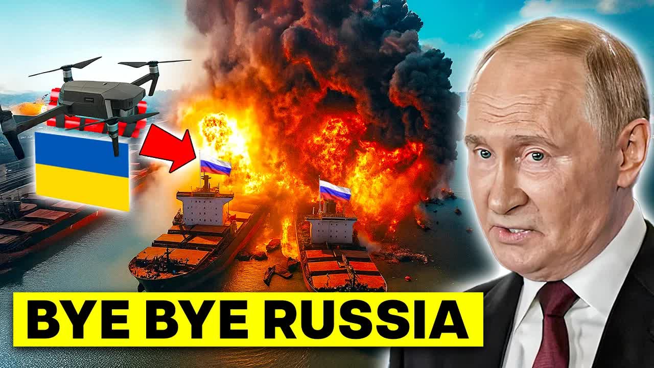 Video thumbnail for business basics: ukraine cripples russian oil: drone strikes and fuel shortages impact putin's economy