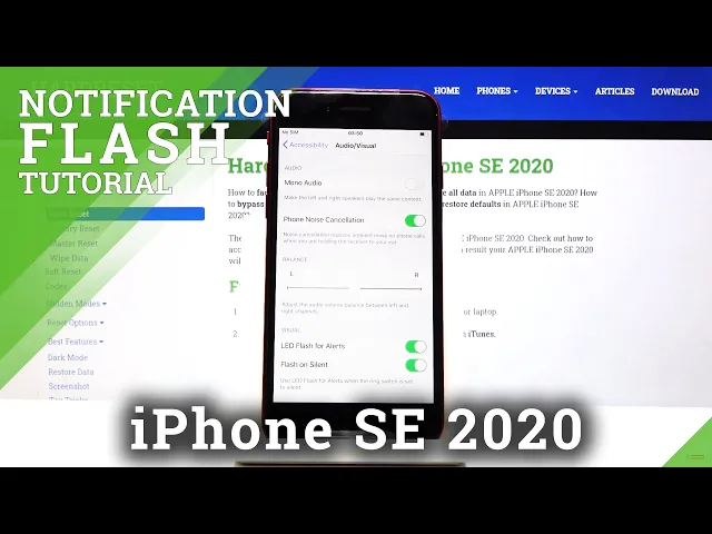Video thumbnail for How to Switch On LED Alert in iPhone SE 2020 – Personalize Flash Notifications
