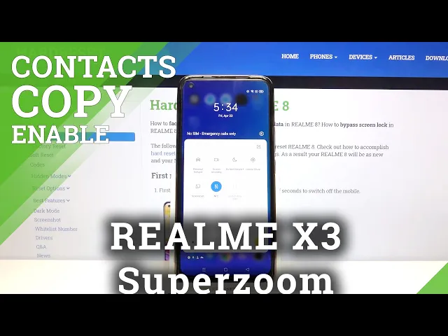 Video thumbnail for How to Copy Contacts on REALME X3 SuperZoom – Transfer Contacts