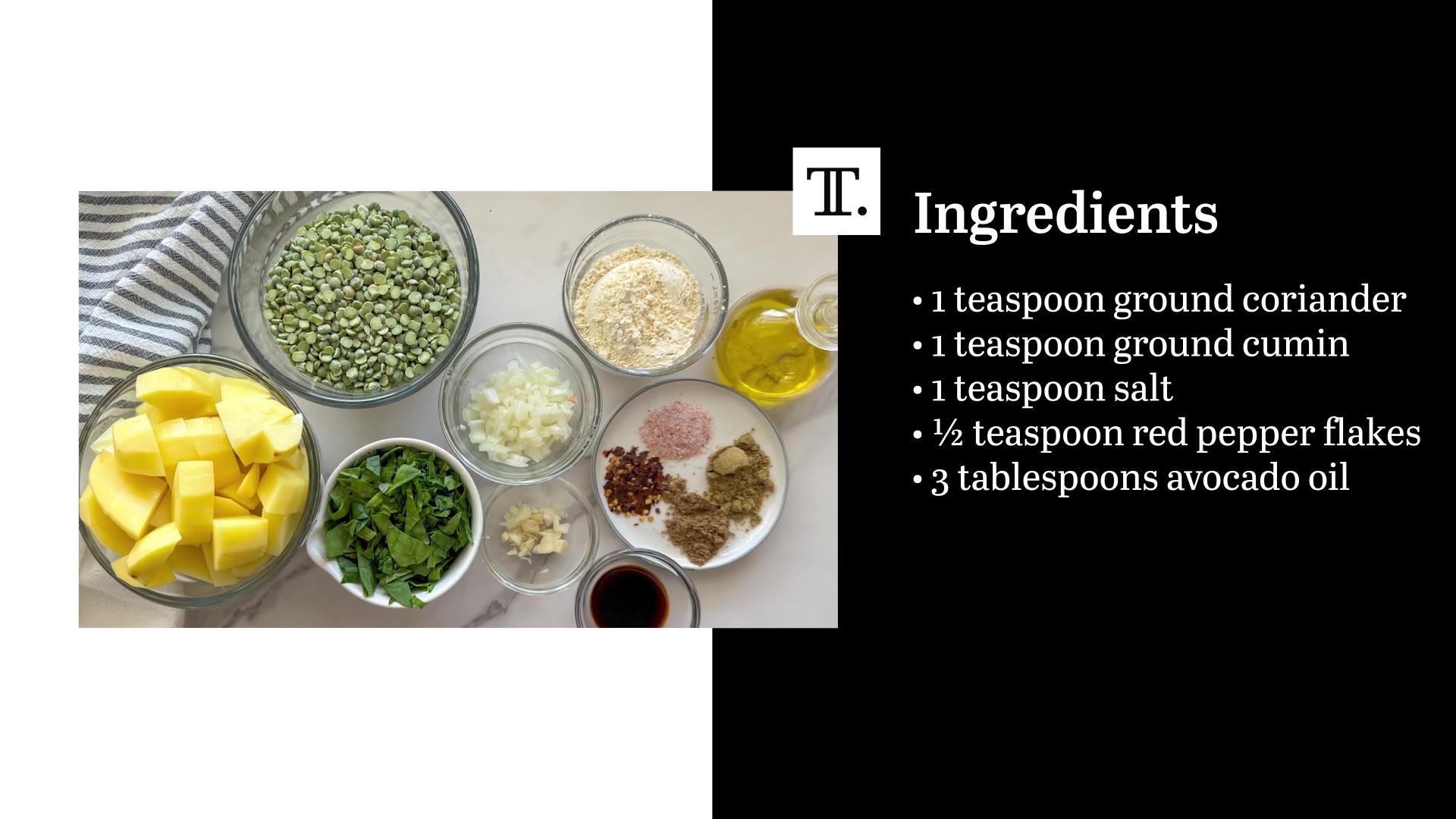 'Video thumbnail for Potato Split Pea Patties Recipe'