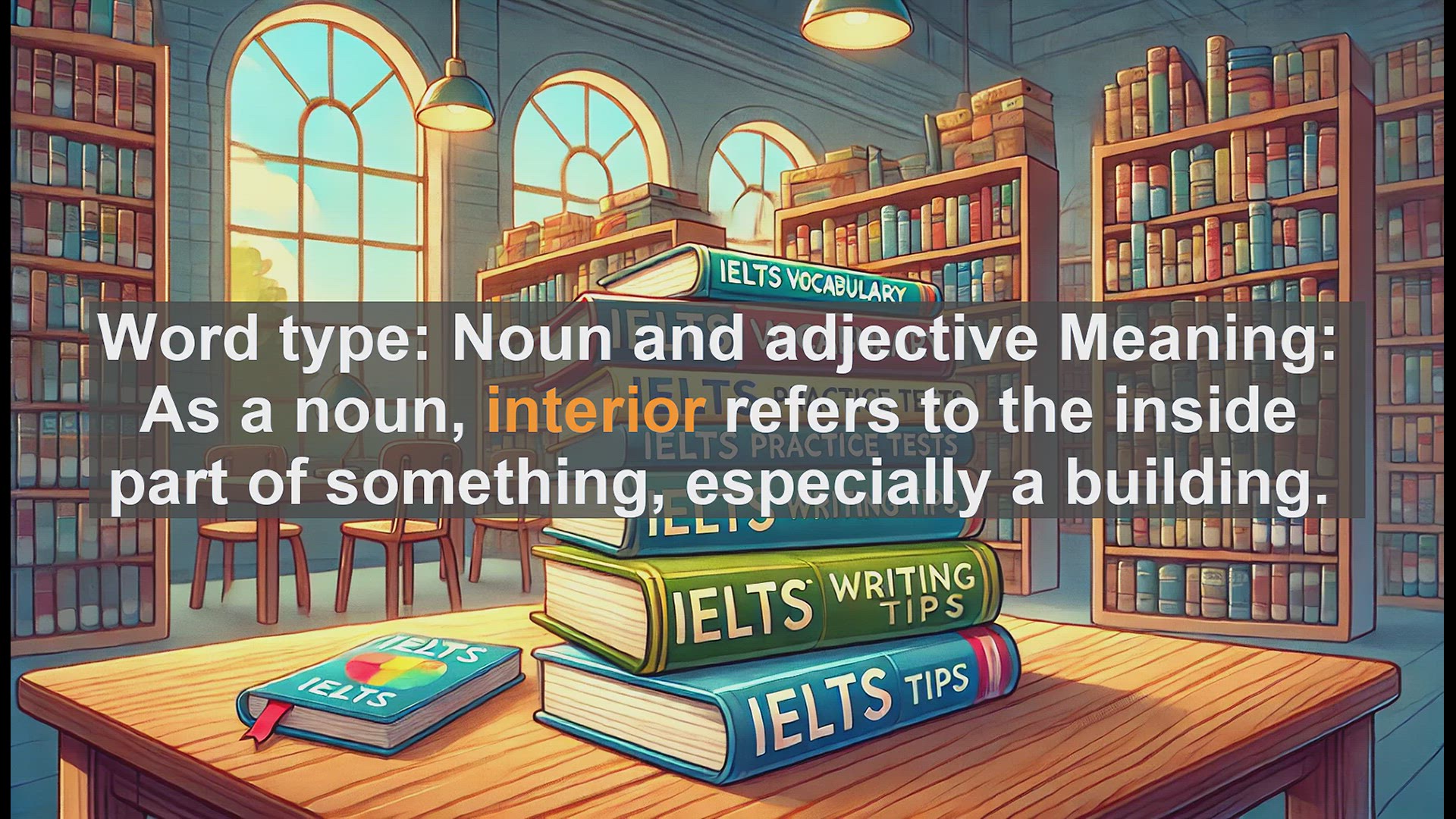 'Video thumbnail for 2500 Must Know IELTS 6.5 Vocabulary - Interior: Inside Insights for IELTS Success'