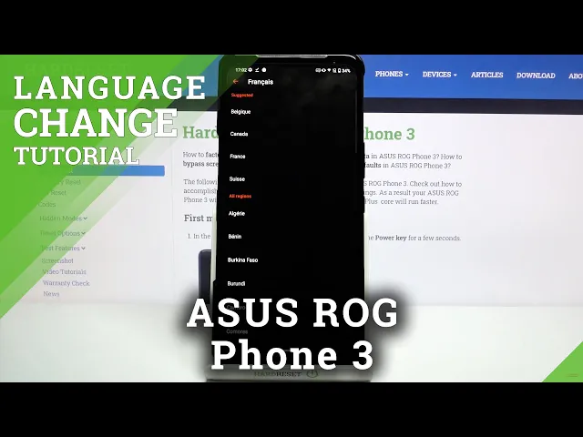 Video thumbnail for How to Change System Language in ASUS ROG Phone 3 – Find System Language Settings