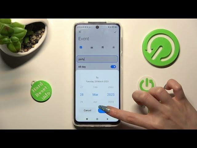 Video thumbnail for How to Customize Calendar Events in Xiaomi Redmi Note 10 Lite - Add Event to Calendar