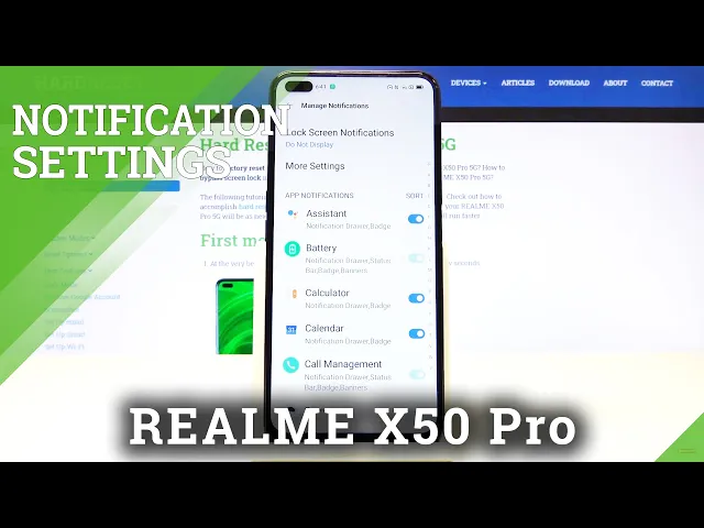 Video thumbnail for How to Manage Notifications Settings in Realme X50 Pro – Disable Notifications
