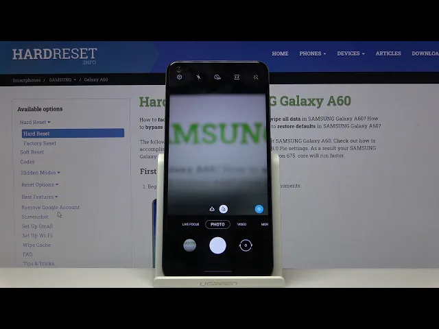 Video thumbnail for How to Activate Voice Control to Take a Photos in SAMUNG Galaxy A60 – Camera Voice Control