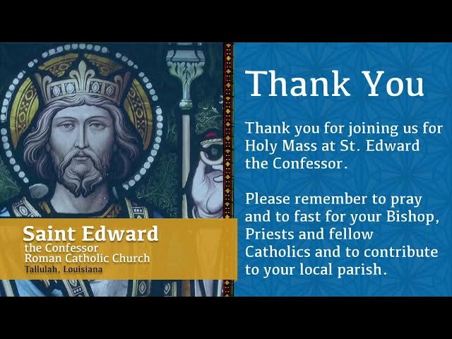 Video thumbnail for Holy Mass for Wednesday, May 18 - Saint John I, Pope and Martyr