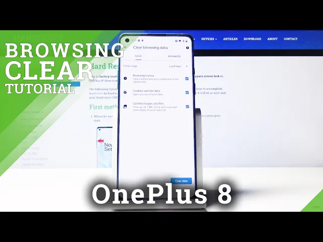 Video thumbnail for How to Erase Browser Memory in OnePlus 8 – Clear Browser Data