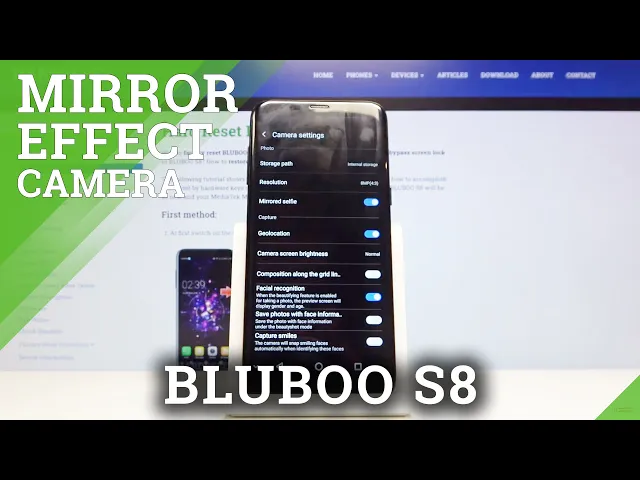Video thumbnail for How to Turn On / Off Mirror Effect in BLUBOO S8