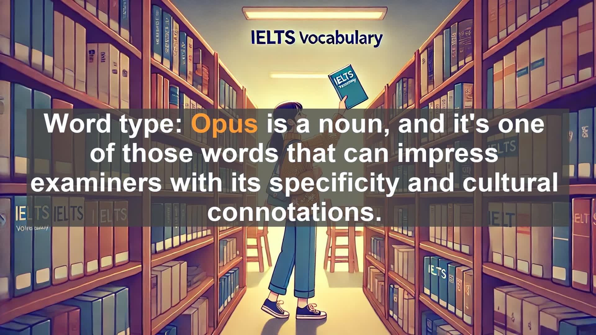 'Video thumbnail for 2000 Must Know IELTS 9.0 Vocabulary - Opus: Elevate Your IELTS Vocabulary to Band 9.0'
