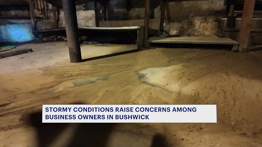 Video thumbnail for Heavy rain, flash flood warnings once again threaten livelihoods of Bushwick businesses owners
