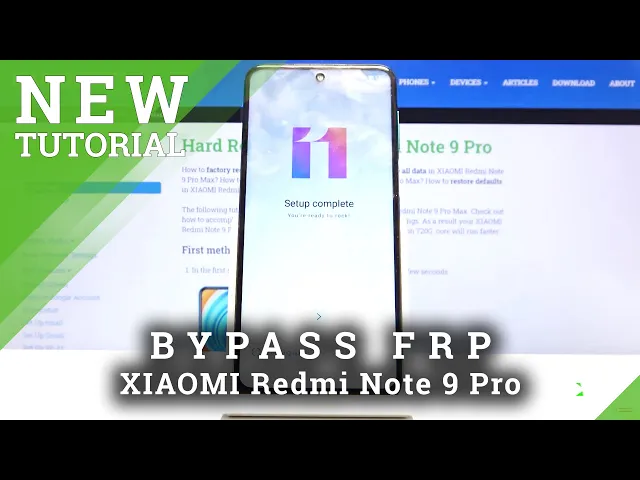 Video thumbnail for How to Unlock FRP in XIAOMi Redmi Note 9 Pro – Bypass Google Verification